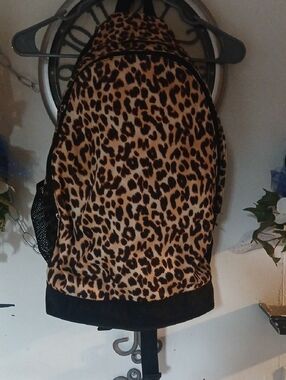 PINK Victoria's Secret Leopard Print Bag - Tan & Black